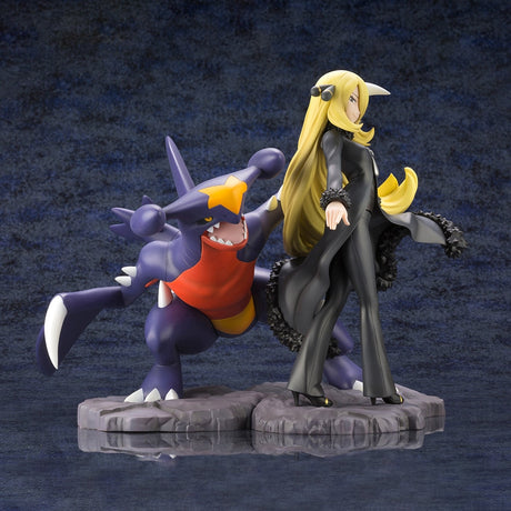 Cynthia and Garchomp Pokemon Figure