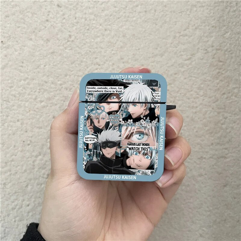 Transform your Airpods with our Jujutsu Kaisen Characters Airpods Case | If you are looking for Jujutsu Kaisen Merch, We have it all! | Check out all our Anime Merch now!