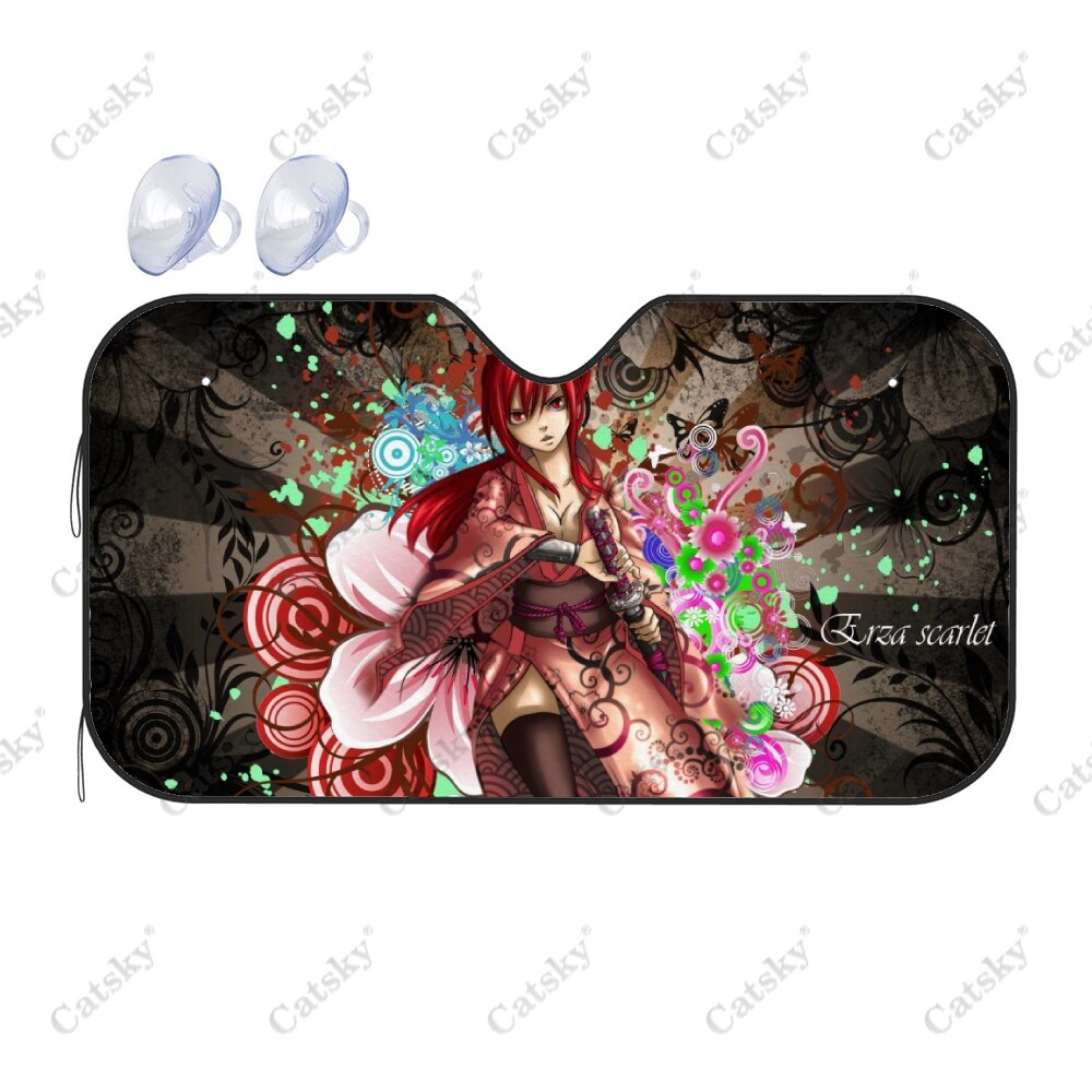 Erza Scarlet Fairy Tail Car Sun Visor