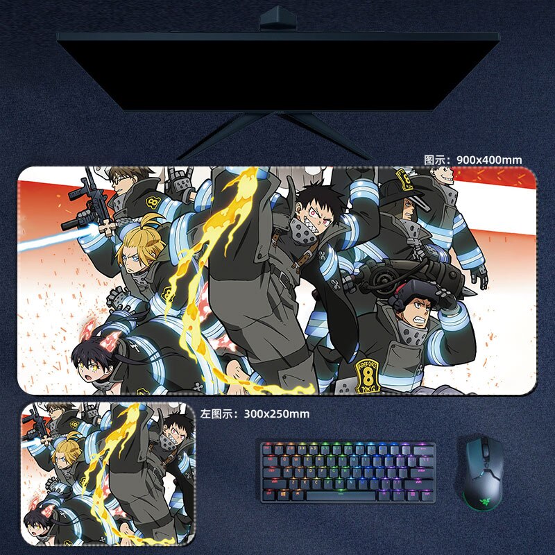 Fire Force Mouse Pads