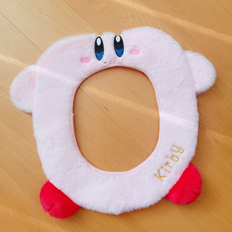 Kirby Plush Toilet Seat Cover