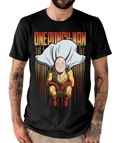 This tee captures the magic of Saitama. If you're looking for more One Punch Man merch, we have it all! Check out our anime merch now—free shipping!