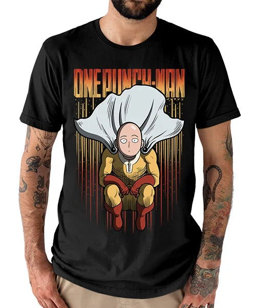 This tee captures the magic of Saitama. If you're looking for more One Punch Man merch, we have it all! Check out our anime merch now—free shipping!