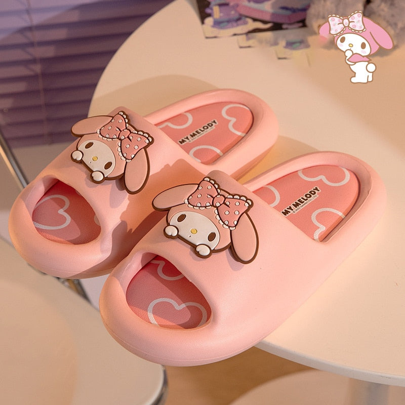 Kawaii Sanrio Slippers - My Melody and Cinnamoroll Cartoon Bath