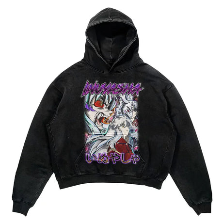 This hoodie is a wearable piece of art, showcasing your favorite characters. | If you are looking for more Inuyasha Merch, We have it all! | Check out all our Anime Merch now!