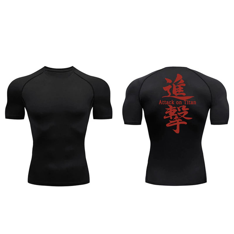 Attack On Titan Compression Shirts - Unleash Your Titan Strength!