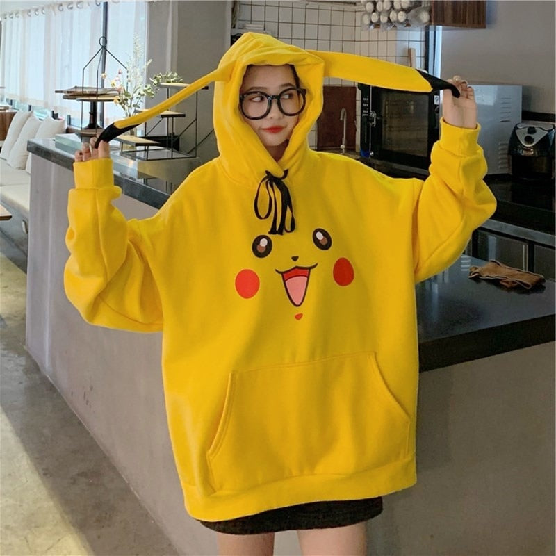 Pokemon Sweater Hoodie - Perfect for Couples and Anime Fans!