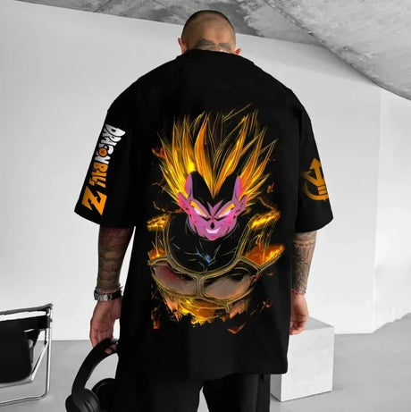 This tee captures the magic of Majin Vegeta. If you're looking for more Dragon Ball Z merch,we have it all! Check out our anime merch now—free shipping!