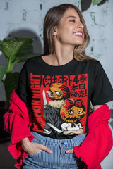 This tee features a bold and spooky Pumpkin Night theme, perfect for anime enthusiasts. If you are looking for more MashleTee Merch, We have it all! | Check out all our Anime Merch now!