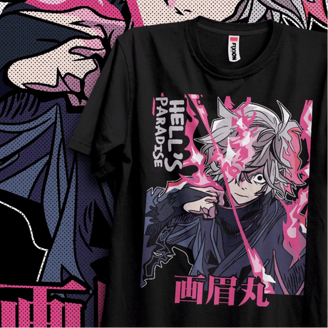 Immerse yourself in this Gabimaru tee, perfect for anime fans. Looking for more Hell’s Paradise merch? Explore our full collection of anime merch now!