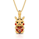 Pikachu Gold Jewelry Set