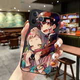 Jibaku Shounen Hanako Kun Toilet-bound Hanako-Kun black Silicone Phone Case For iPhone 13 11 Pro 12 Mini MAX 6 7 8 Plus XS Cover, EVERYTHINGANIMEE