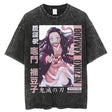 Anime Kimetsu no Yaiba Demon Slayer Washed Tshirts Men Women Inosuke Manga Print Tops Tees for Summer Gothic HarajukuStreetwear Everythinganimee, anime merch, anime gear, anime, anime stuff, buy anime, Manga Otaku Cosplay Japan Animation Shonen Shoujo Seinen Shojo Mecha Fandom Subtitle Dubbed Fanart MyAnimeList MangaStream Studio Ghibli