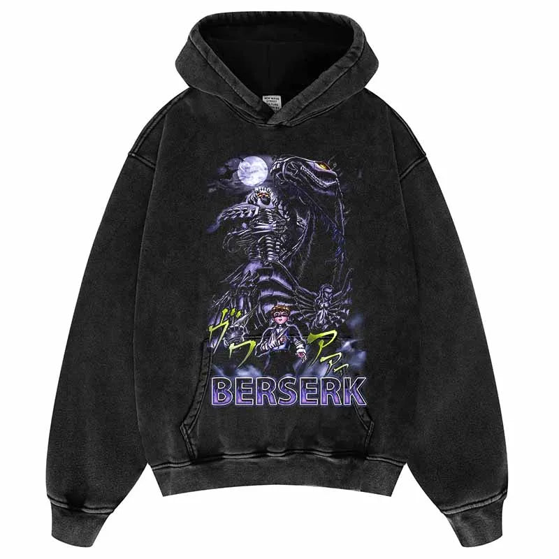 This Hoodie celebrates the beloved Berserk Series, ideal for both Autumn And Winter. | If you are looking for more Berserk Merch, We have it all! | Check out all our Anime Merch now!