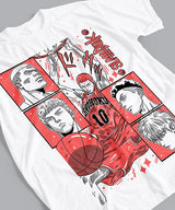 This tee captures the magic of Slam Dunk. If you're looking for more Slam Dunk merch, we have it all! Check out our anime merch now—free shipping!