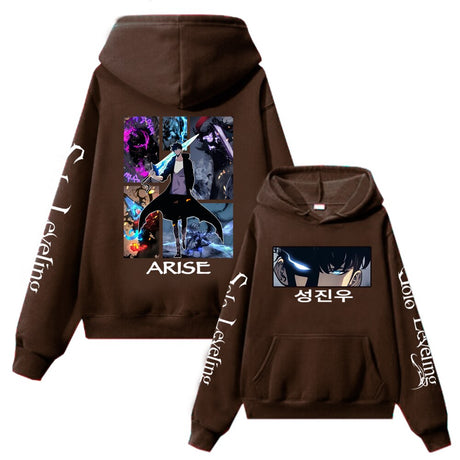 Upgrade your wardrobe with our new cool Solo Leveling Sovereign Shadows Hoodie | Here at Everythinganimee we have the worlds best anime merch | Free Global Shipping