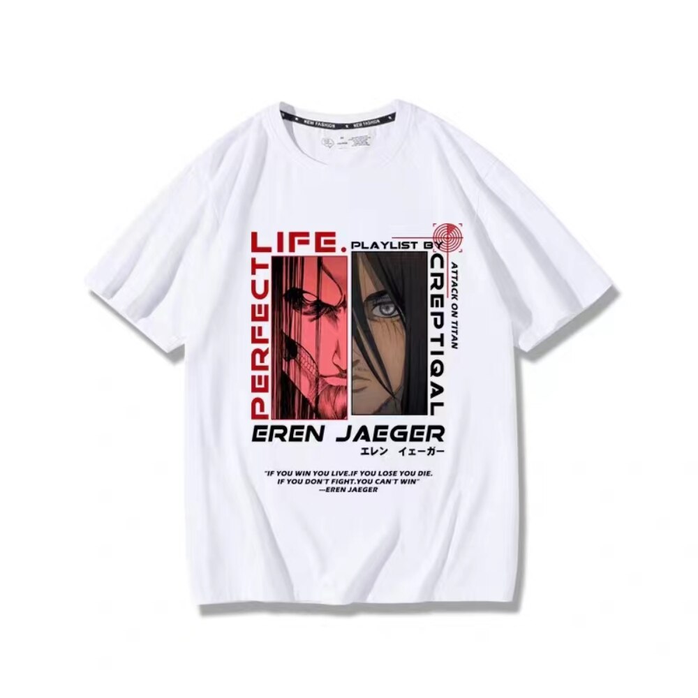 Eren Jaeger Attack on Titan Manga Graphic T-Shirt