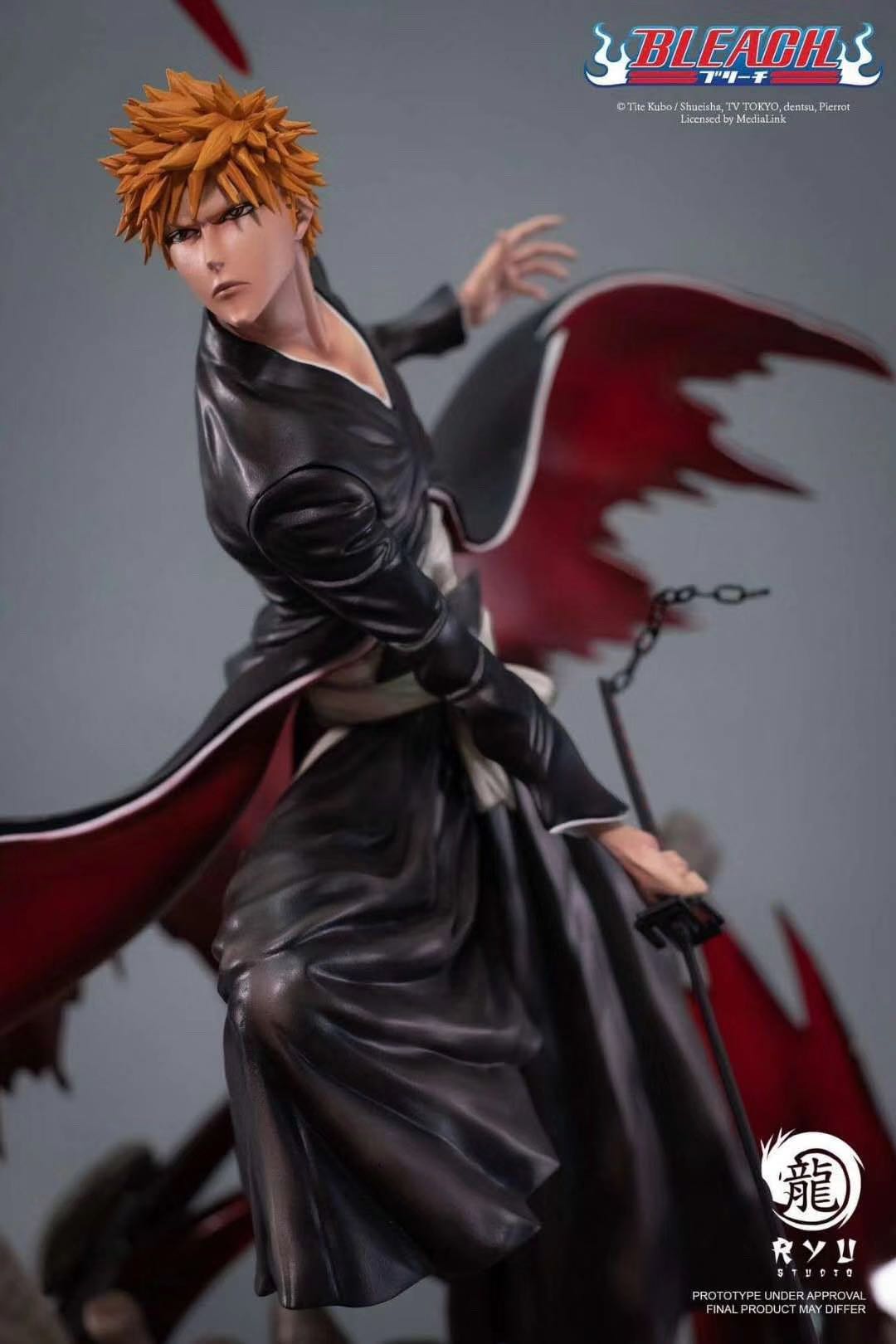 Limited Edition Kurosaki Ichigo Bankai Hollowification Zangetsu Figure