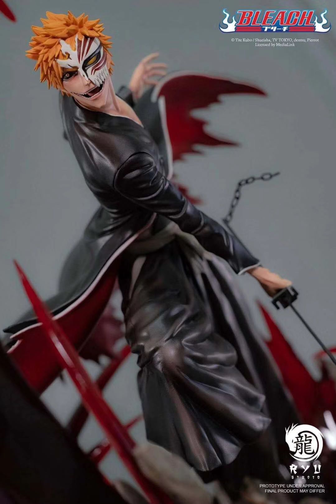 Limited Edition Kurosaki Ichigo Bankai Hollowification Zangetsu Figure