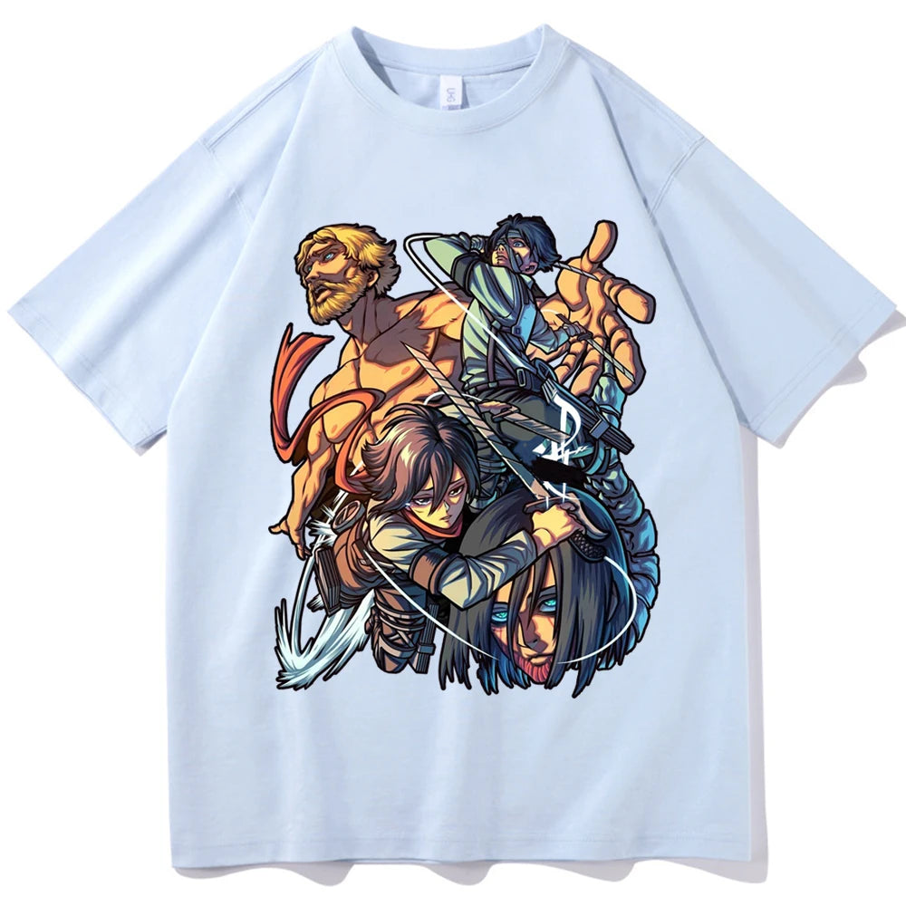 This t-shirt blends the intense & compelling narrative of the series. | If you are looking for more Attack On Titan Merch, We have it all! | Check out all our Anime Merch now!