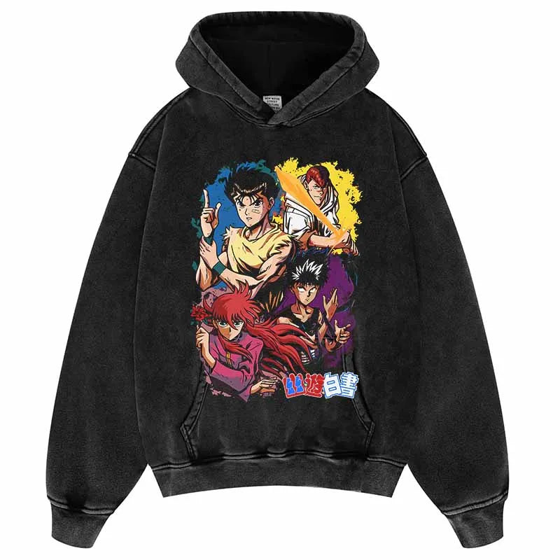 This Hoodie celebrates the beloved YuYu series, ideal for both Autumn & Winter. | If you are looking for more YuYu Hakusho Merch, We have it all! | Check out all our Anime Merch now!