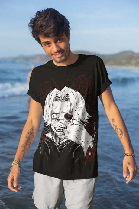 Here at Everythinganimee we have only the best anime merch! Free Global Shipping.
Unleash the power of the Tokyo Ghoul with this amazing tee. Featuring a bold and intense design.