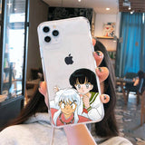 Hot Japan Anime Inuyasha Higurash Phone Case For iPhone 14 13 12 11 Pro Max Mini X XS XR Fundas Coque For iPhone 7 8 Plus Cover, everythinganimee