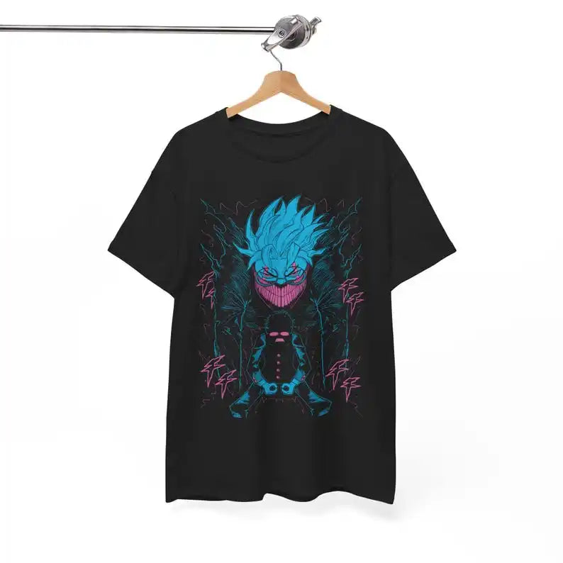 Immerse yourself in this striking Okarun Tee, perfect for anime fans. Looking for more Dandadan merch? Explore our full collection of anime merch now!