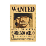 One Piece Wanted Bounty Posters