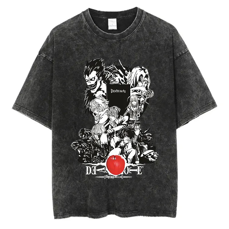 This vintage tees features various iconic characters and scenes from Death Note, perfect for fans. If you are looking for more  Death Note Merch, We have it all! | Check out all our Anime Merch now!