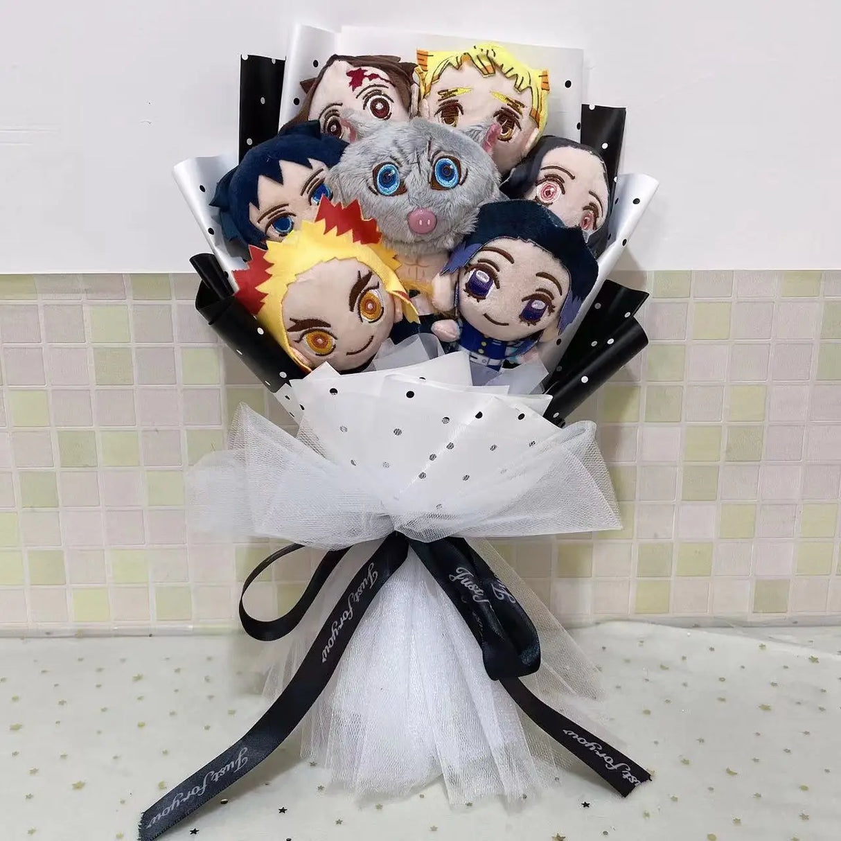 Wow your favourite person with our Demon Slayer Plush Flower Bouquet | Here at Everythinganimee we have the worlds best anime merch | Free Global Shipping