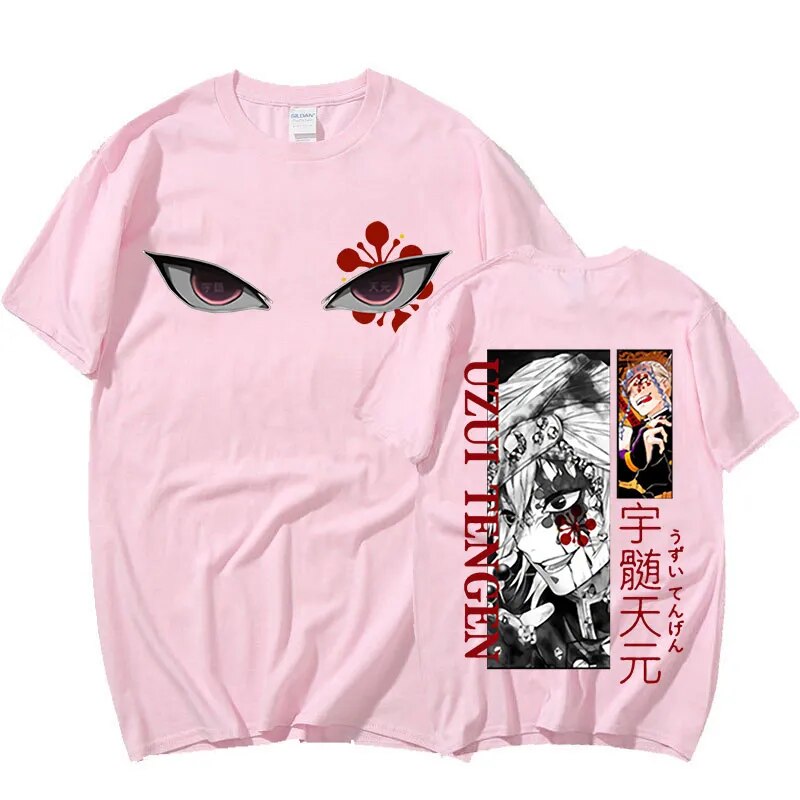 Show off your love for Demon Slayer with our exclusive Tengen Uzui T-Shirt, a must-have for every anime enthusiast. Here at Everythinganimee we have only the best anime Merch!