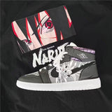 Anime peripheral Naruto joint aj men's shoes autumn Putian high-top basketball trendy shoes Air Force No. 1 men's board sasuke style, everythinganimee