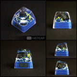 Ninja The Nine-Tailed Fox Resin Keycaps for Mechanical Keyboards