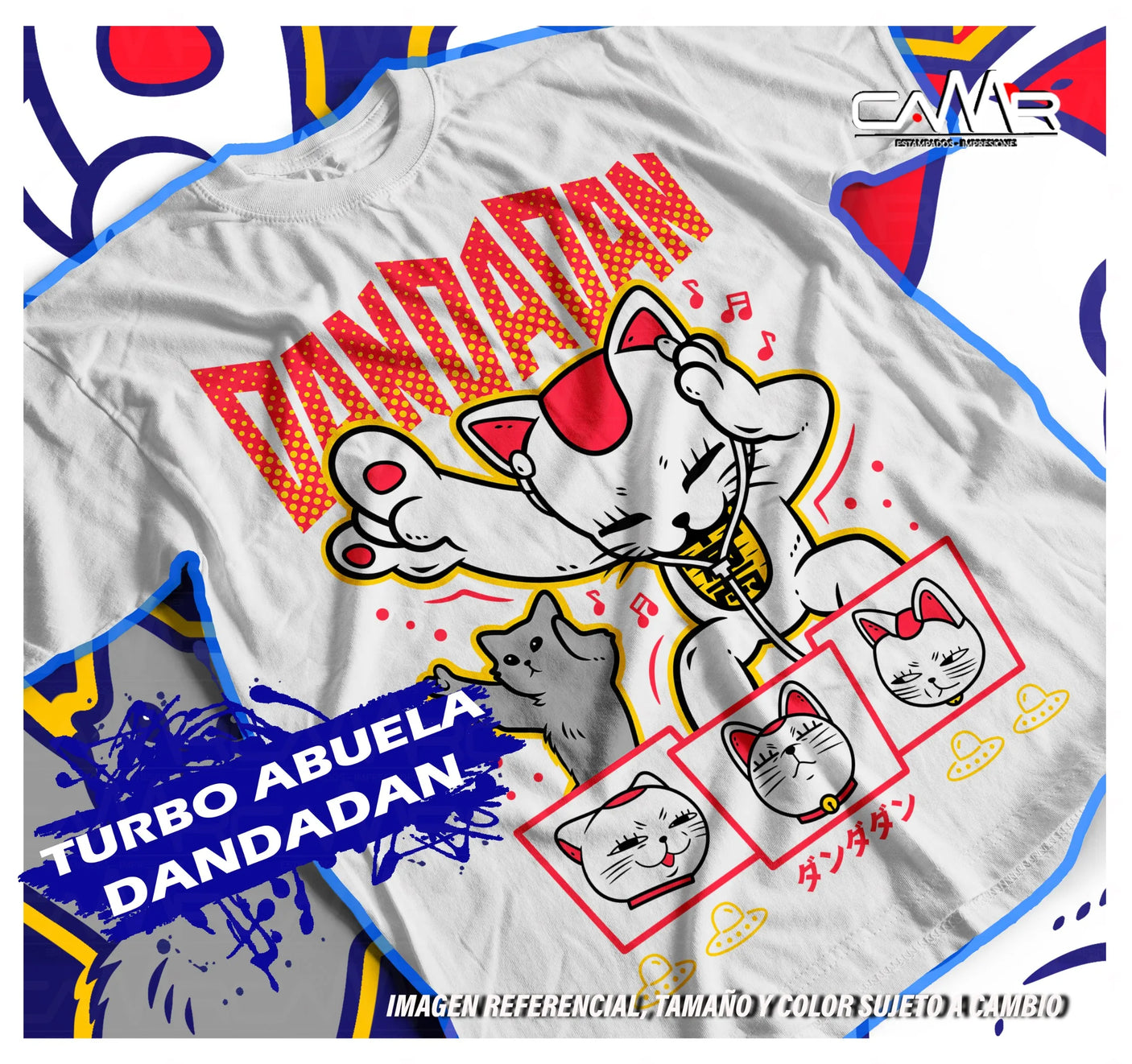 This tee captures the magic of Turbo Granny. If you're looking for more Dandadan merch, we have it all! Check out our anime merch now—free shipping!