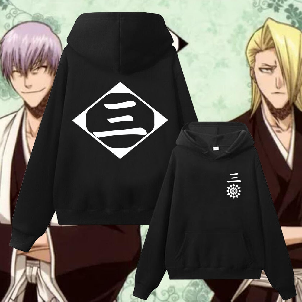 Bleach Captains' Legacy" - Gotei 13 Commemorative Hoodie