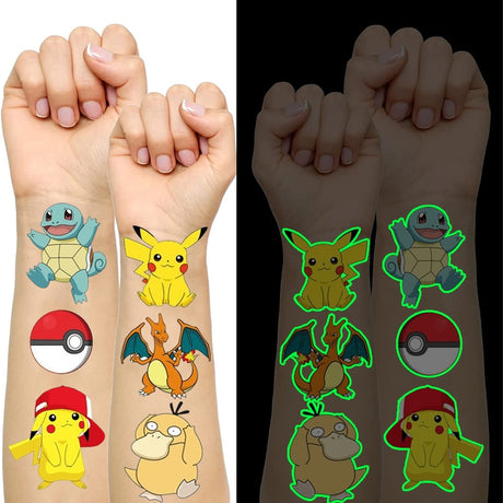 Get yourself our Pokemon Luminous Tattoos today | If you are looking for more Pokemon Merch, We have it all! | Check out all our Anime Merch now!