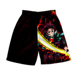 Demon Slayer 3D Printed Shorts