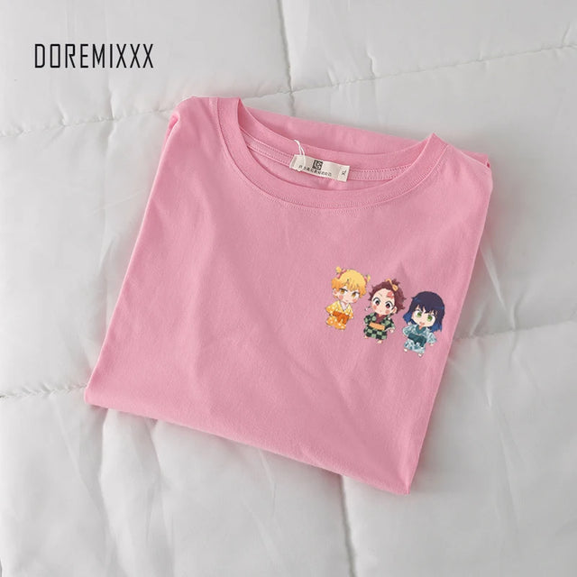 This tee captures the magic of Demon Slayer. If you're looking for more Demon Slayer merch, we have it all! Check out our anime merch now—free shipping!