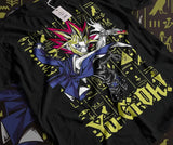 Here at Everythinganimee we only have the best shirts in the world! Unleash the power of the Millennium Puzzle with the Pharaoh Atem Tee, featuring the iconic Yu-Gi-Oh! character in his legendary pose. This shirt showcases the Pharaoh's fierce determination and mastery of ancient magic,