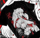 Here at Everythinganimee we only have the best shirts in the world! Unleash the power struggle between the iconic half-demon brothers, Sesshomaru and Inuyasha, with this bold and striking tee. Featuring a dynamic design that captures their fierce rivalry and distinct personalities, 