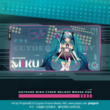 Moeyu Anime Vocaloid Miku Mousepad Gaming Computer Cartoon RGB Mouse Pad Large Glow Gamer Mouse Hatsune Pad Mause Keyboard Mat, everythinganimee