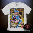 Here at Everythinganimee we have the best anime shirts in the world. 
Step into the world of Yu-Gi-Oh! with this stunning Dark Magician Girl Power Tee. 