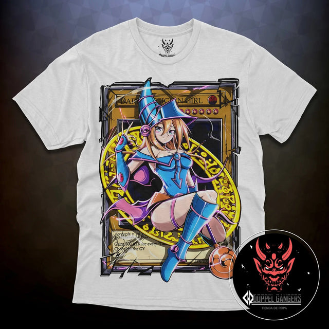 Here at Everythinganimee we have the best anime shirts in the world. 
Step into the world of Yu-Gi-Oh! with this stunning Dark Magician Girl Power Tee. 