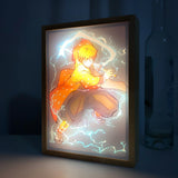 Demon Slayer Zenitsu Agatsuma LED Photo Frame Lamp