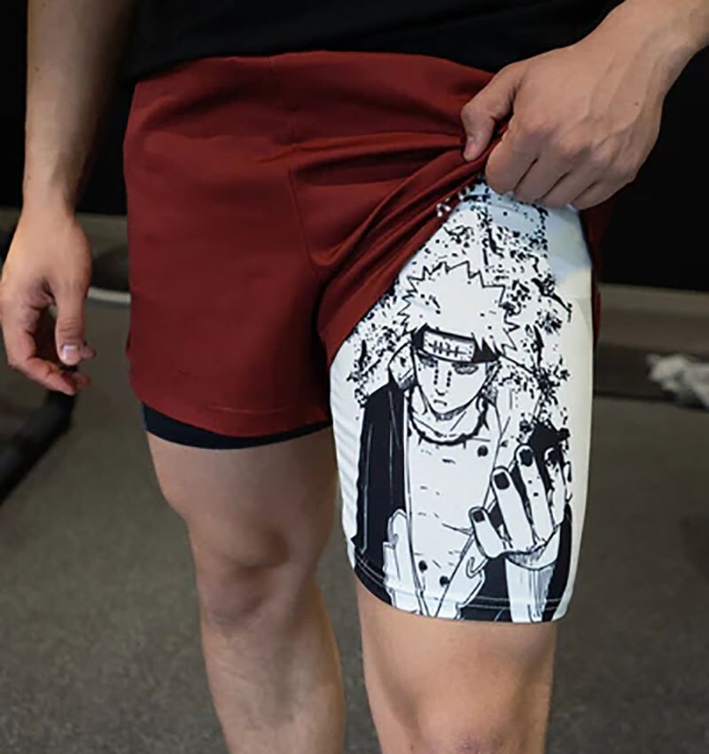 Naruto Pain 2-in-1 Performance Shorts