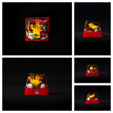 Pokemon Pikachu Custom Resin Micro Transparent KeyCaps