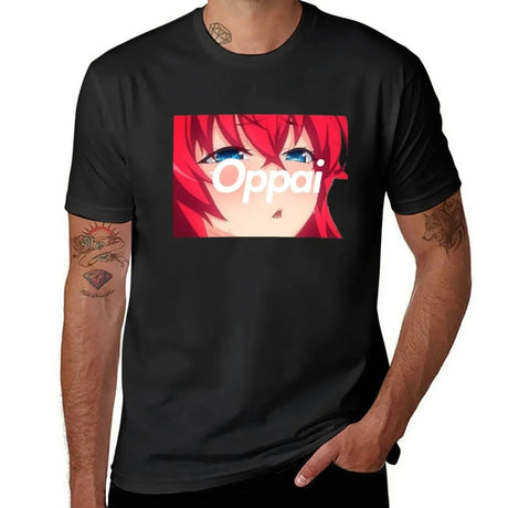 Here at Everythinganimee we have only the best anime merch! Free Global Shipping.
Show your admiration for the sultry and powerful Rias Gremory with this eye-catching "Oppai" T-shirt, inspired by the popular anime series High School DxD. 