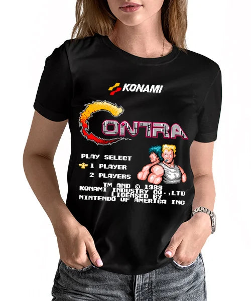 Contra Retro Arcade Tee