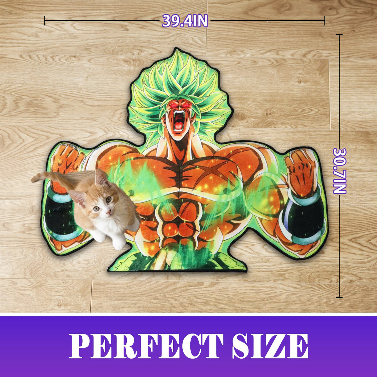 Dragon Ball Broly Irregular Rug